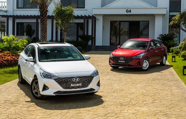 Hyundai Accent 2023 sở hữu ngoại hình thanh lịch xen lẫn một chút thể thao