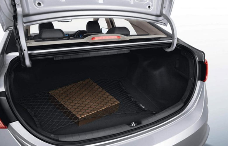 Khoang hành lý của Hyundai Accent có dung tích 480 lít